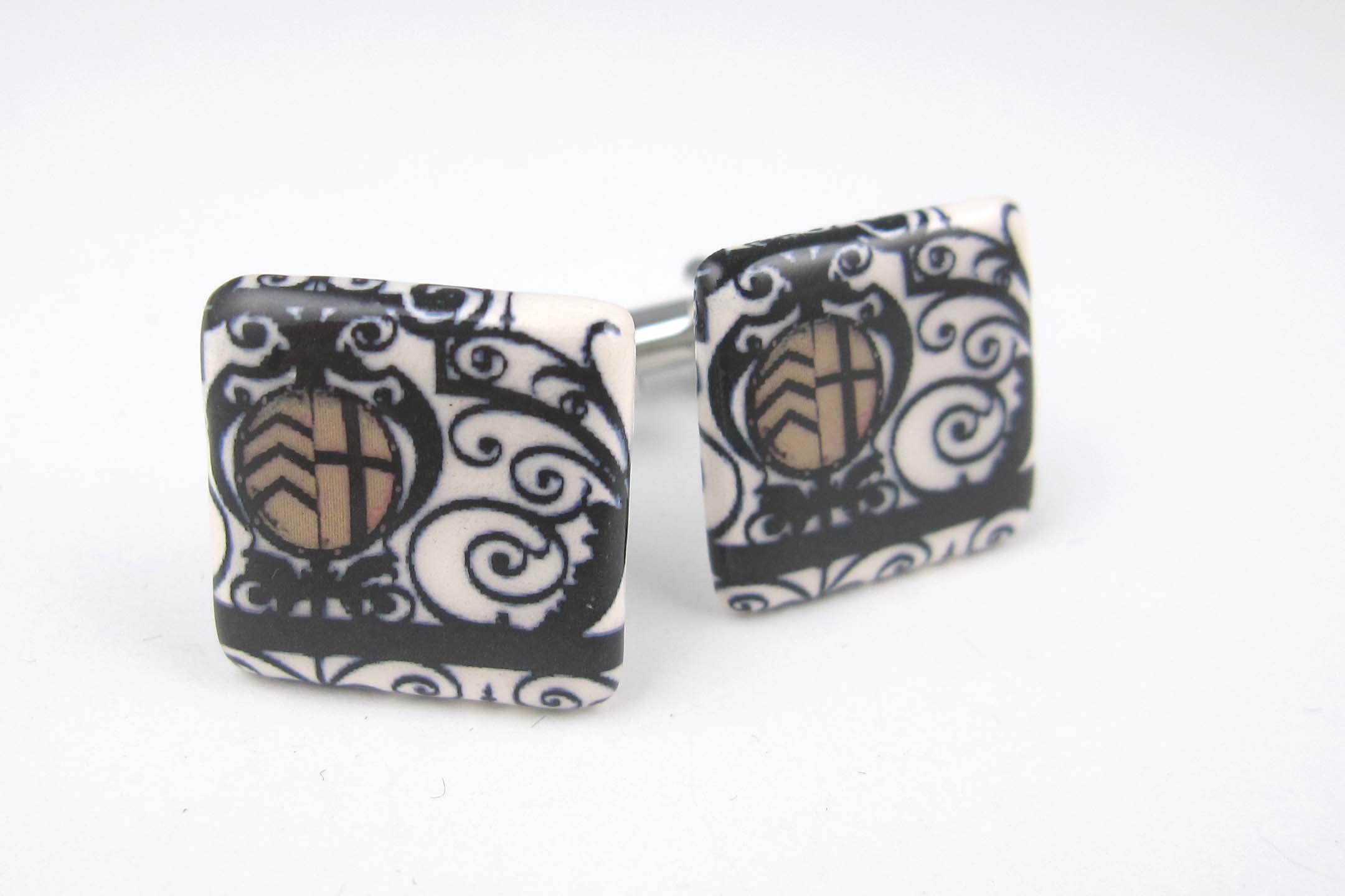 View Entrance to Clare College cufflinks